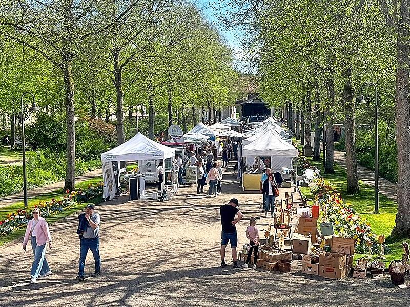 Beim Spaziergang durch den Park gab es bei der LebensART viel zu entdecken.