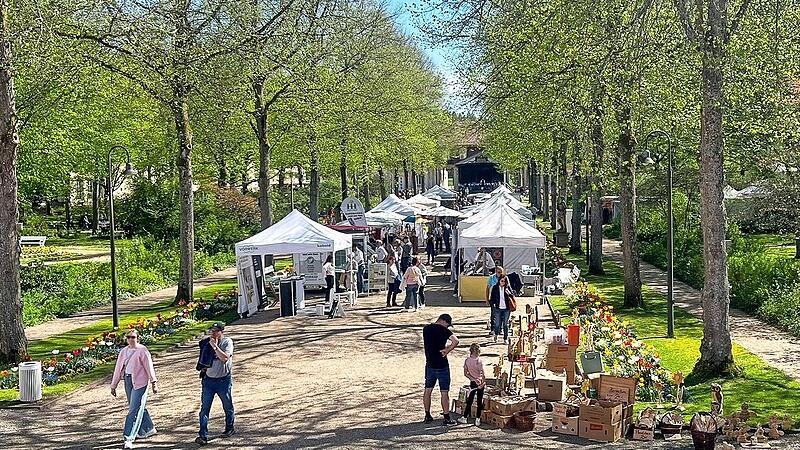 Beim Spaziergang durch den Park gab es bei der LebensART viel zu entdecken.