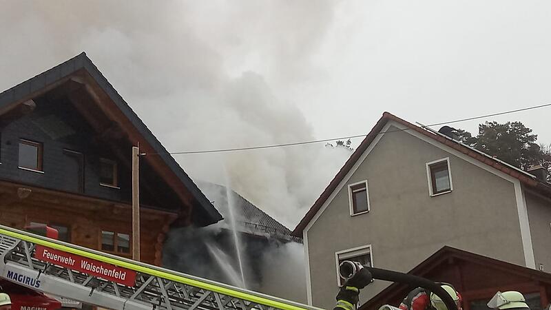 Am Neujahrstag brannte ein Wohnhaus in K&ouml;ttweinsdorf (Landkreis Bayreuth) ab.