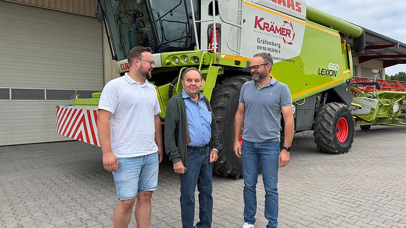 Das Lohnunternehmen hilft auch Bauern in Th&uuml;ringen und Mittelfranken bei der Ernte &ndash; und das bereits in dritter Generation.