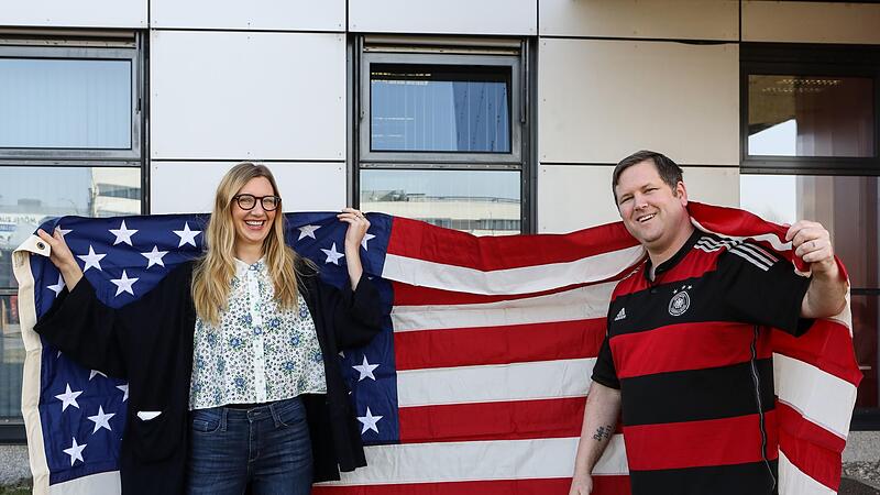 Cara Koehler und Ryan Evans diskutierten ein zweites Mal  &uuml;ber die politischen Zust&auml;nde in   ihrer Heimat.