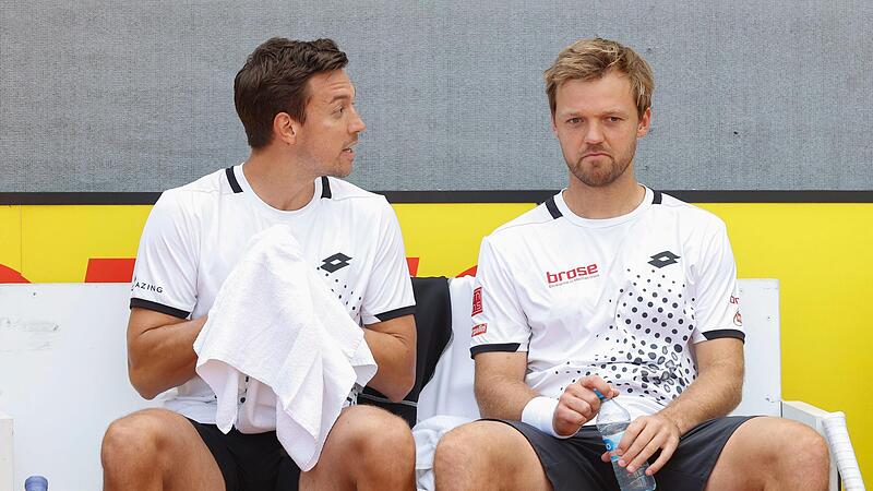 Die Formkurve zeigte bei Kevin Krawietz (rechts) und Andreas Mies in den vergangenen Wochen nach oben. In Paris war davon allerdings nichts zu sehen. F&uuml;r das fr&auml;nkische-rheinische Duo war bereits in Runde 1 Endstation.