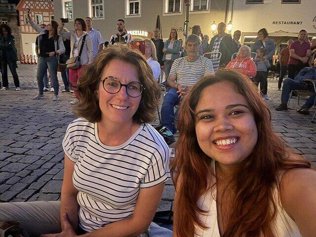 Silvia Sonntag und Tanu Buddy Programm Kulmbach