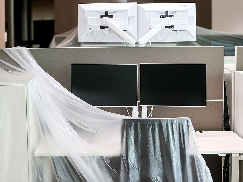 Leere Arbeitspl&auml;tze