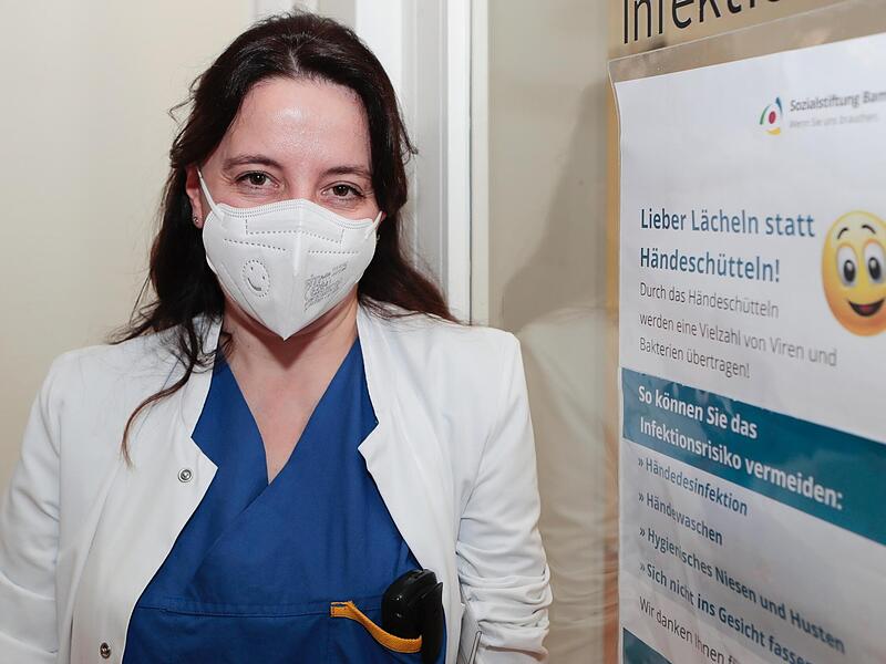Karin Schneiderbanger arbeitet als Infektiologin am Klinikum Bamberg.
