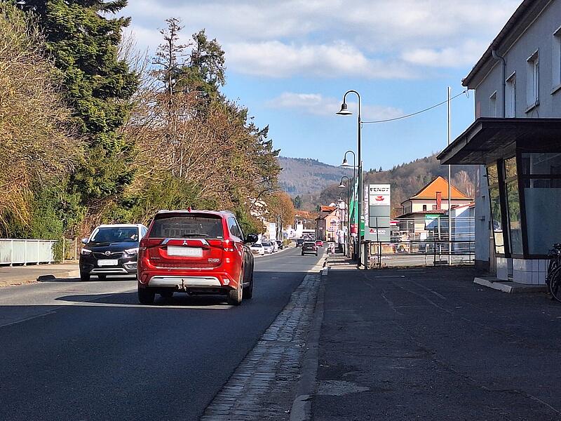 Straßenverkehr in Bad Brückenau: Tempomessung Straßenverkehr in Bad Brückenau: Tempomessung