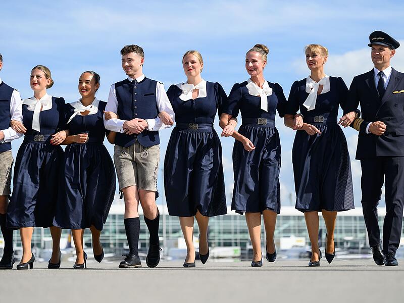 Lufthansa stellt Tracht f&uuml;r die Crew zum Oktoberfest vor
