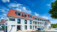 Der Neubau im St.-Mauritius-Weg in Röttenbach mit 13 geförderten Wohnungen ist das erste vollendete Wohnprojekt der Gewoland GmbH.