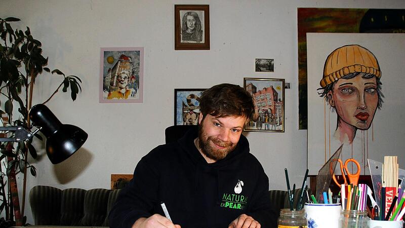 Ein Kulmbacher in Bamberg: Andreas Woitzik zeigt in einer Einzelausstellung Beispiele seines kreativen Schaffens.
