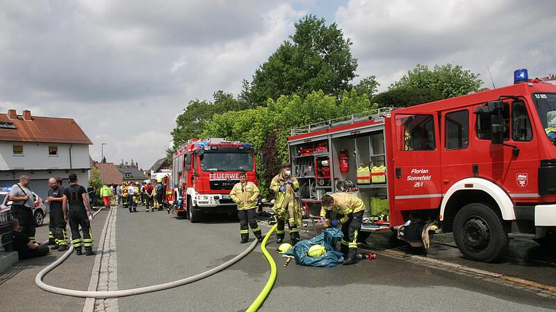 Einsatzkräfte waren mit großem Aufgebot angerückt.