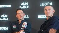 Florian Lipowitz und Remco Evenepoel Florian Lipowitz und Remco Evenepoel