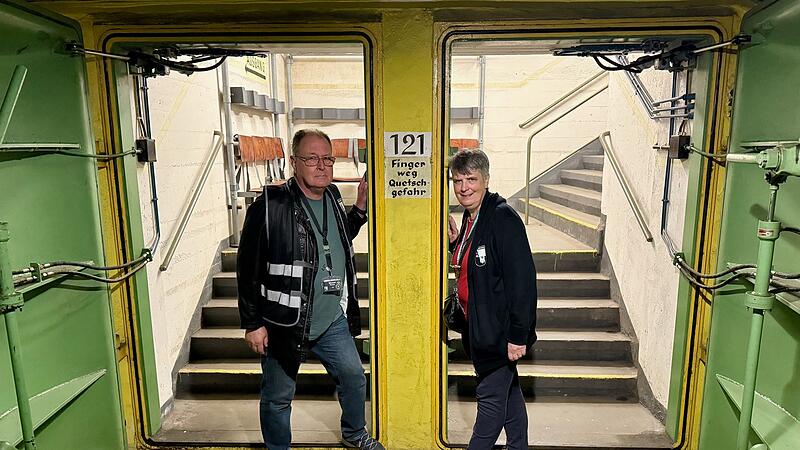 Michael und Sonja Richter im «Tiefbunker Steintorwall»