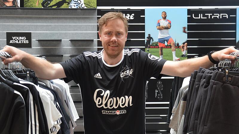 Von Sportler f&uuml;r Sportler: Die Coburger Torwart-Legende Havard &bdquo;Howie&ldquo; Martinsen macht sich mit einem Laden f&uuml;r Teamsportbedarf selbstst&auml;ndig.