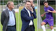 Neben Oberb&uuml;rgermeister Andreas Starke (l.) war auch BFV-Pr&auml;sident Christoph Kern im Fuchs-Park-Stadion und begl&uuml;ckw&uuml;nschte den FC Eintracht um Kapit&auml;n Christopher Kettler zum Regionalliga-Aufstieg.