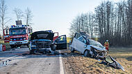 Ein schwerer Unfall hat sich am Dienstag zwischen Weidhausen und Lettenreuth ereignet.
