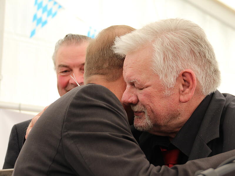 Verabschiedung von B&uuml;rgermeister Bernd Reisenweber in Ebersdorf bei Coburg