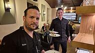 Fabio Galizia (links) und Simon Schlachter im Vita in Bamberg