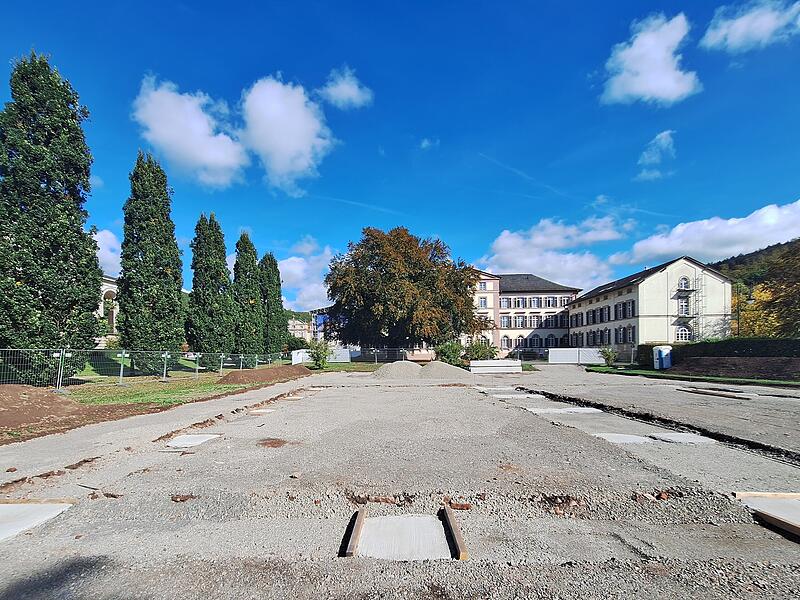 Padel Court im Staatsbad Br&uuml;ckenau: Baubeginn