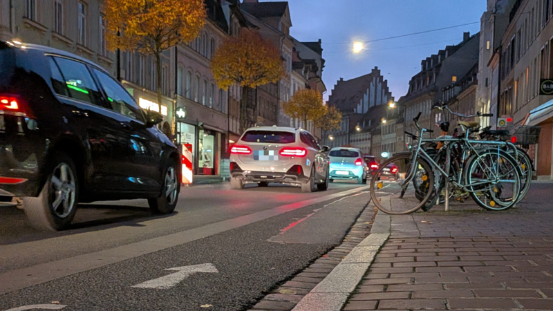 Autokolonne Lange Straße Bamberg Autokolonne Lange Straße Bamberg