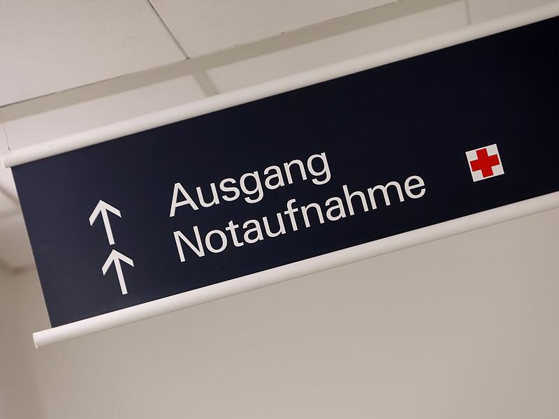 Notaufnahme im Krankenhaus Notaufnahme im Krankenhaus