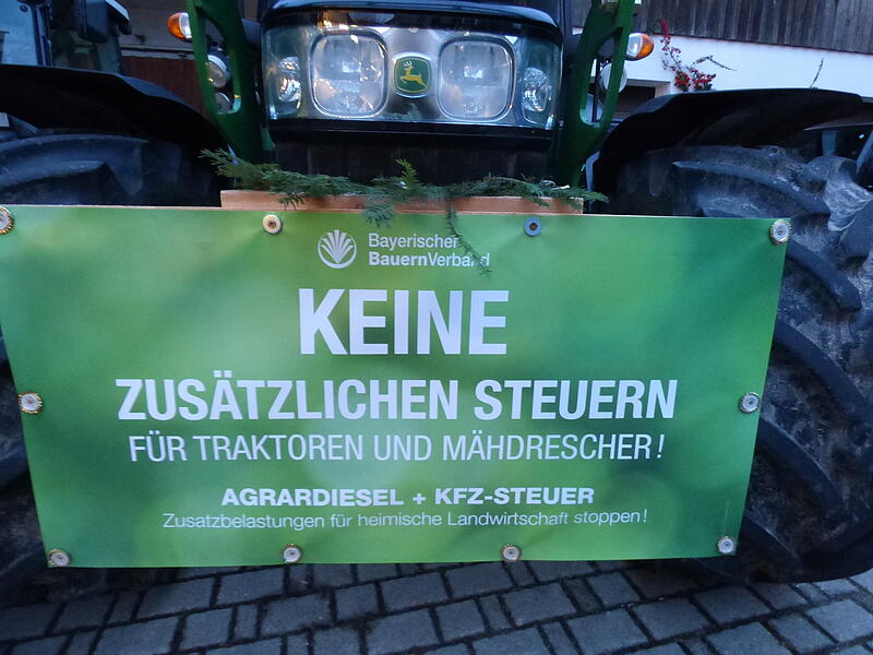 Am Montag folgen weitere Protestaktionen.Forchheim & Fränkische Schweiz