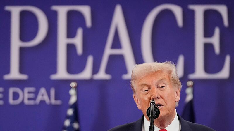 US-Pr&auml;sident Donald Trump will als Friedensstifter wahrgenommen werden.