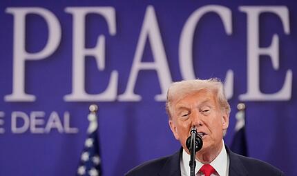 US-Pr&auml;sident Donald Trump will als Friedensstifter wahrgenommen werden.