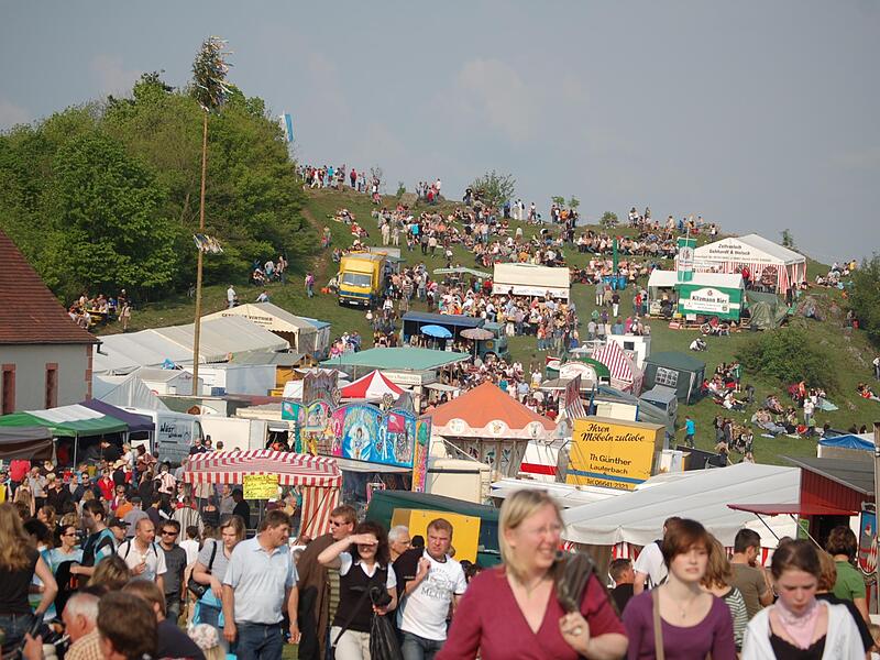 Am Wochenende wird es zum Walberlafest wieder voll auf dem Walberla.