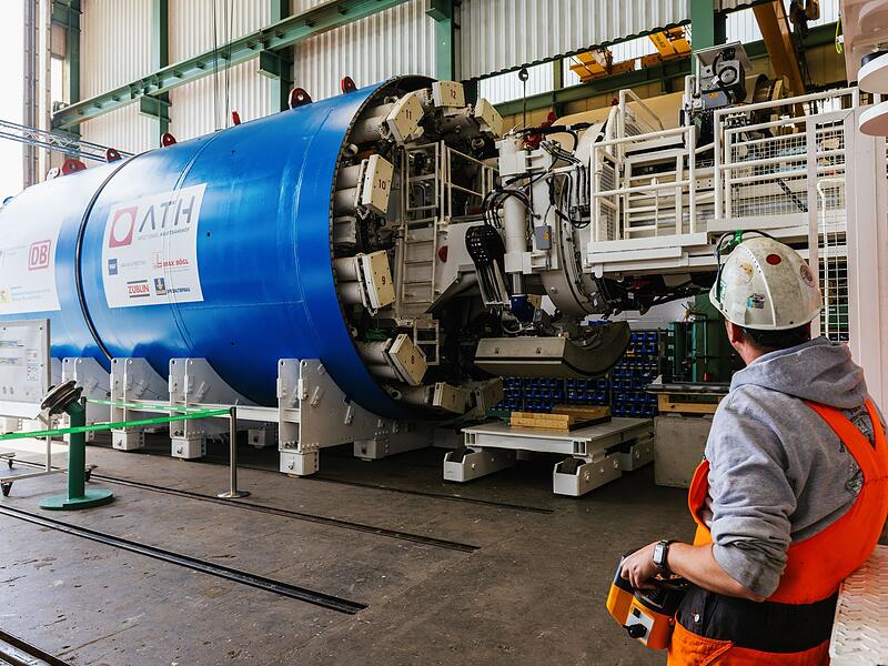 Tunnelbaumaschine f&uuml;r die zweite M&uuml;nchener Stammstrecke