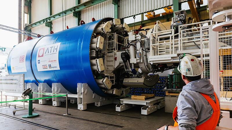 Tunnelbaumaschine f&uuml;r die zweite M&uuml;nchener Stammstrecke