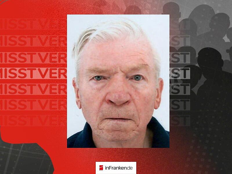 Mann (81) aus Franken vermisst: Er leidet an Demenz Mann (81) aus Franken vermisst: Er leidet an Demenz