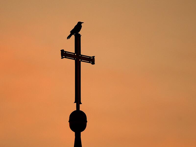 Kreuz auf einer Kirche