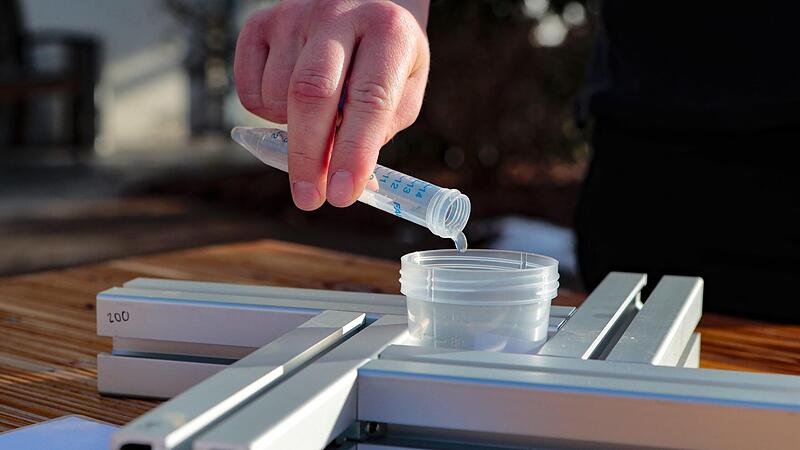 Bis zu 30 einzelne Proben werden in einem Pool zusammengef&uuml;hrt.