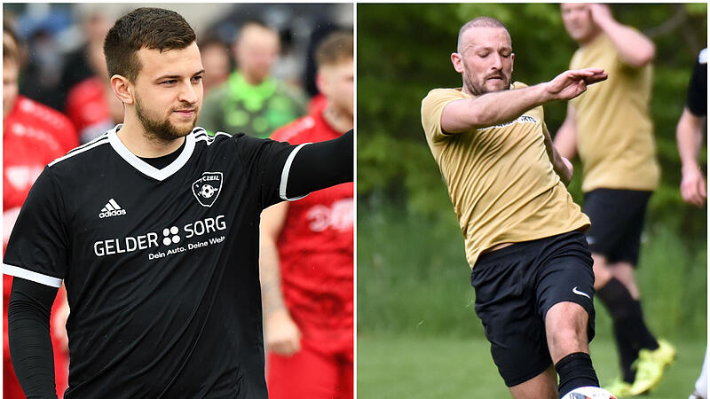 Kevin Moser (l.) und Nico Koch bilden zur kommenden Saison das neue Trainer-Duo der SG Unterhohenried/Sylbach
