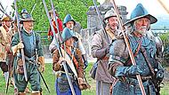 Die Hohe Bastei der Veste Coburg war erfüllt von Musketieren, Pikenieren und Artillerie. Wolfgang Desombre Die Hohe Bastei der Veste Coburg war erfüllt von Musketieren, Pikenieren und Artillerie. Wolfgang Desombre