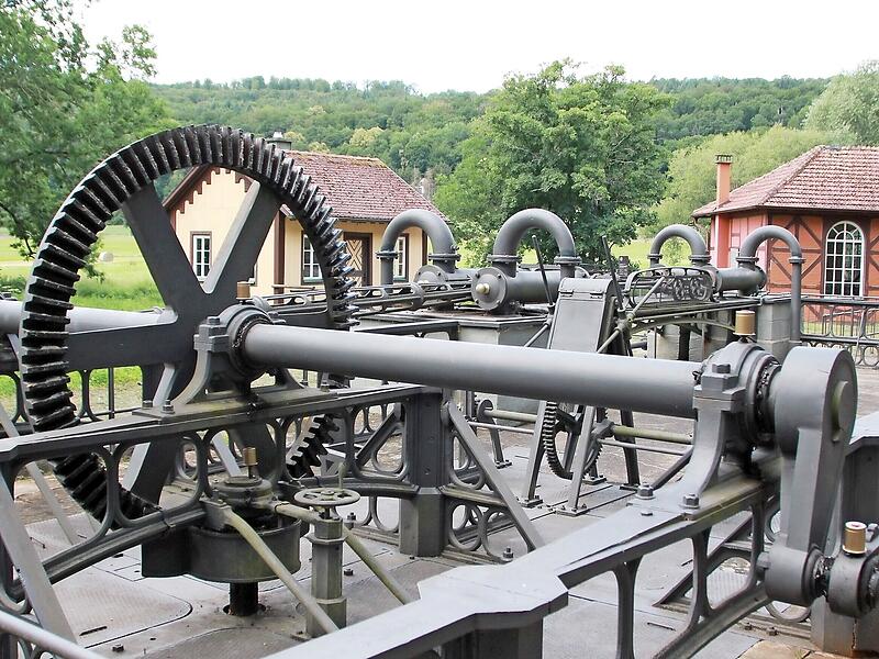 Historische Pumpenanlage