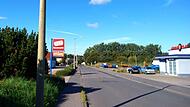 Blick in die Halskestraße in Neustadt Blick in die Halskestraße in Neustadt