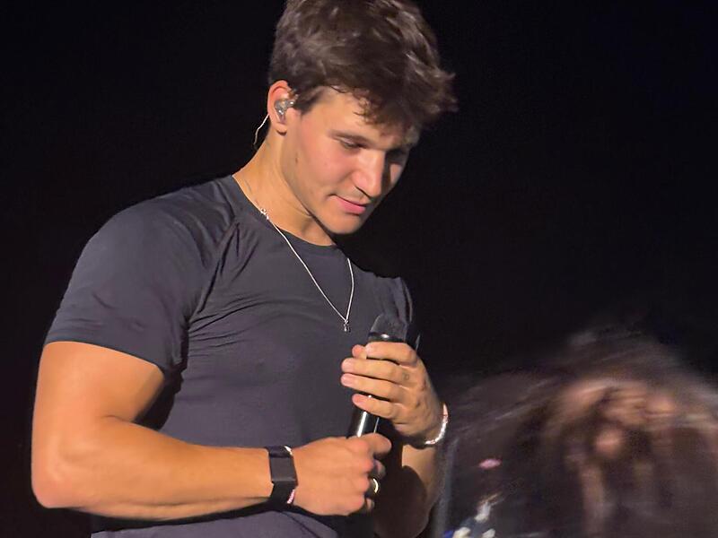 Wincent Weiss beim Open Air in Bad Kissingen