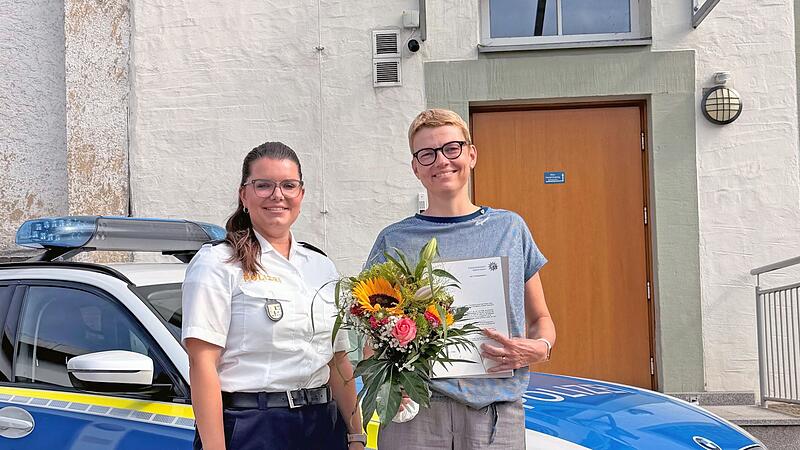 Frau rettet Jungen das Leben &ndash; Polizei ehrt Ersthelferin