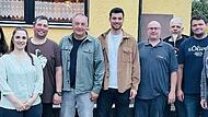 Neuwahlen bei der Rentweinsdorfer Unabh&auml;ngigen Liste (RUL). Dank galt Willi Andres (vorne rechts), der sich seit &uuml;ber 60 Jahren ehrenamtlich kirchlich und politisch f&uuml;r Rentweinsdorf und seine Ortsteile engagiert.