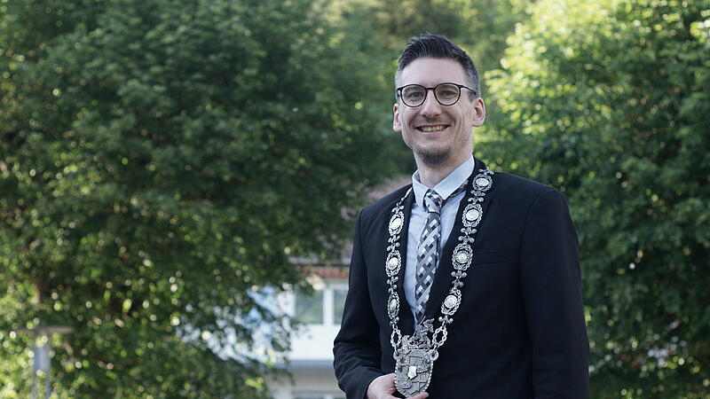 Jan Marberg als Bürgermeister von Bad Brückenau vereidigt