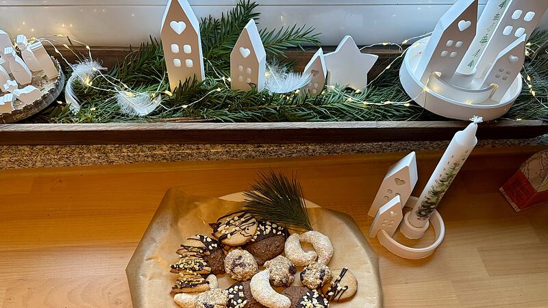 Nett angerichtet machen die Plätzchen gleich Lust auf mehr.