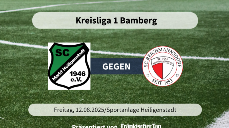 Die G&auml;ste vom SC Reichmannsdorf gewannen mit 4:1 beim SC Markt Heiligenstadt.