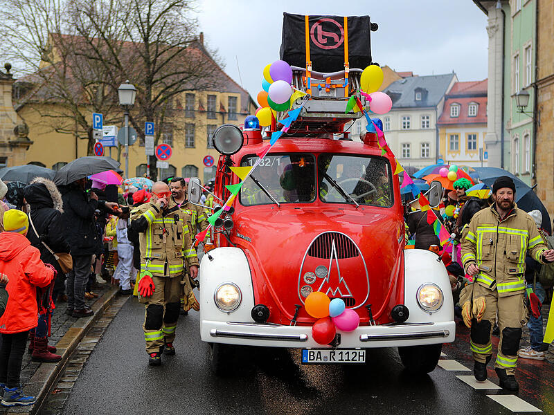 Faschingsumzug 2026 in BambergTausende Besucher beim gro&szlig;en Faschingsumzug in Bamberg