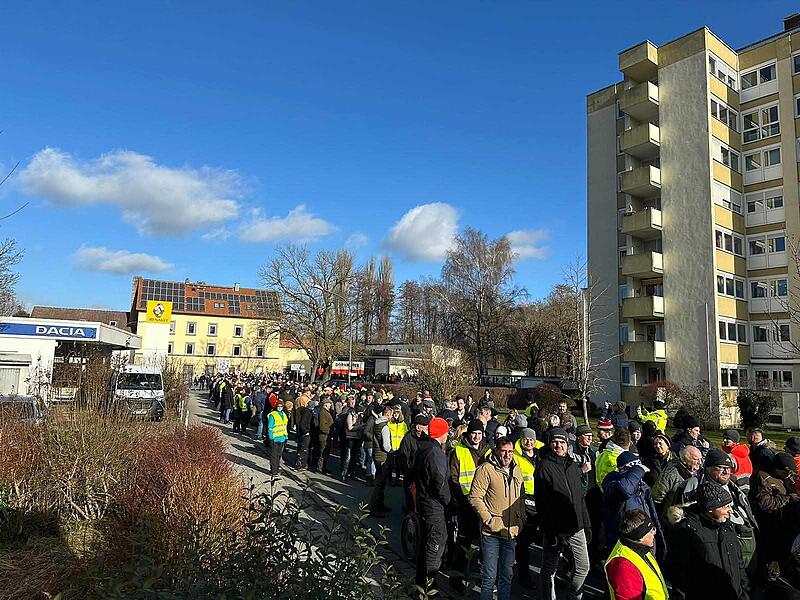 Bauerndemo in Bayreuth Bauerndemo in Bayreuth