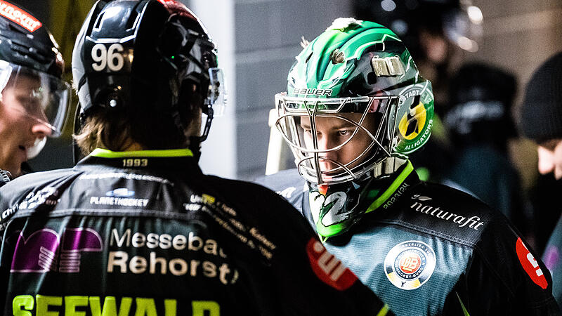 Nico Zimmermann verhinderte in Hannover eine noch h&ouml;here Niederlage. Trotzdem gehen die Alligators mutig ins Play-off-Heimspiel gegen die Hannover Scorpions am Dienstag.