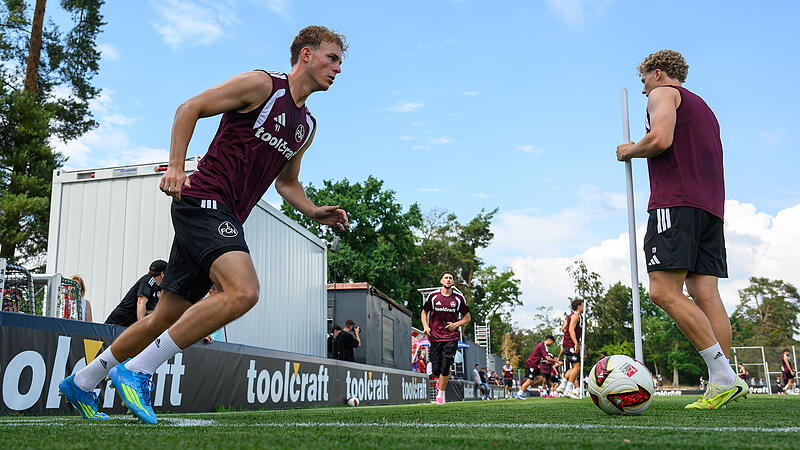 Will beim 1. FC N&uuml;rnberg Verantwortung &uuml;bernehmen: Eric Porstner beim Trainingsauftakt am Valznerweiher.
