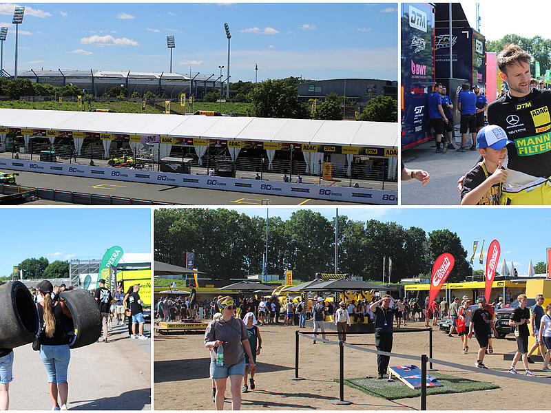 Viel los war schon am Freitag bei der DTM auf dem Norisring. Viel los war schon am Freitag bei der DTM auf dem Norisring.