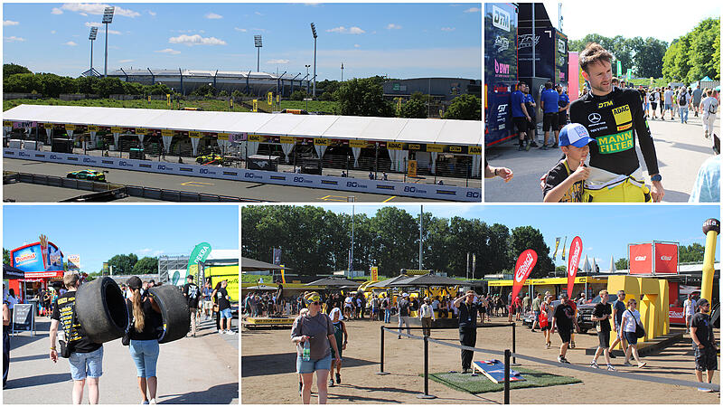 Viel los war schon am Freitag bei der DTM auf dem Norisring. Viel los war schon am Freitag bei der DTM auf dem Norisring.
