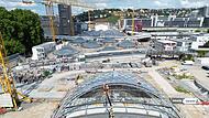 Baustelle Tiefbahnhof Stuttgart 21 - Eingangsportal